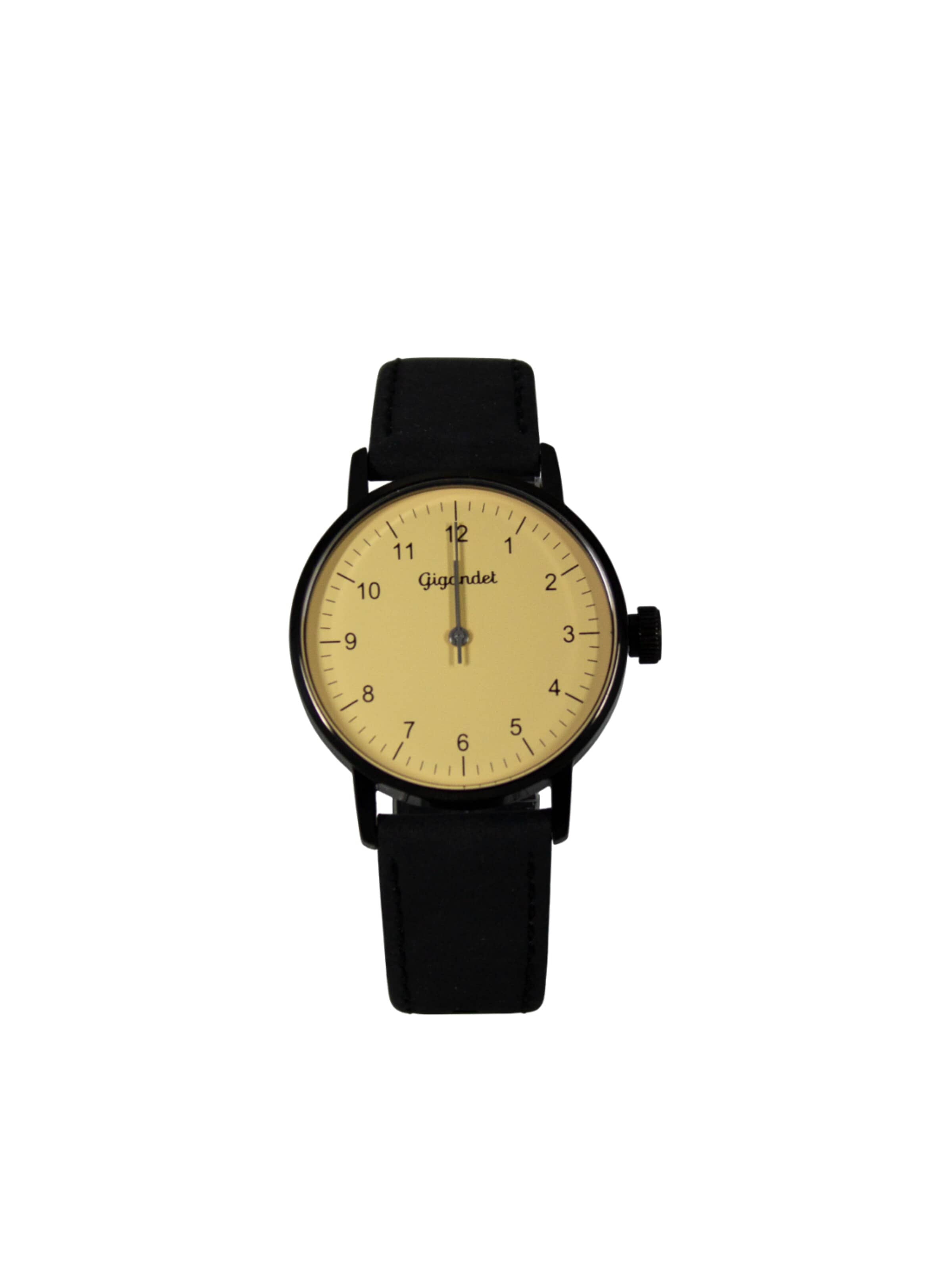 Gigandet Analog Watch 'MINIMALISM' in Beige: front