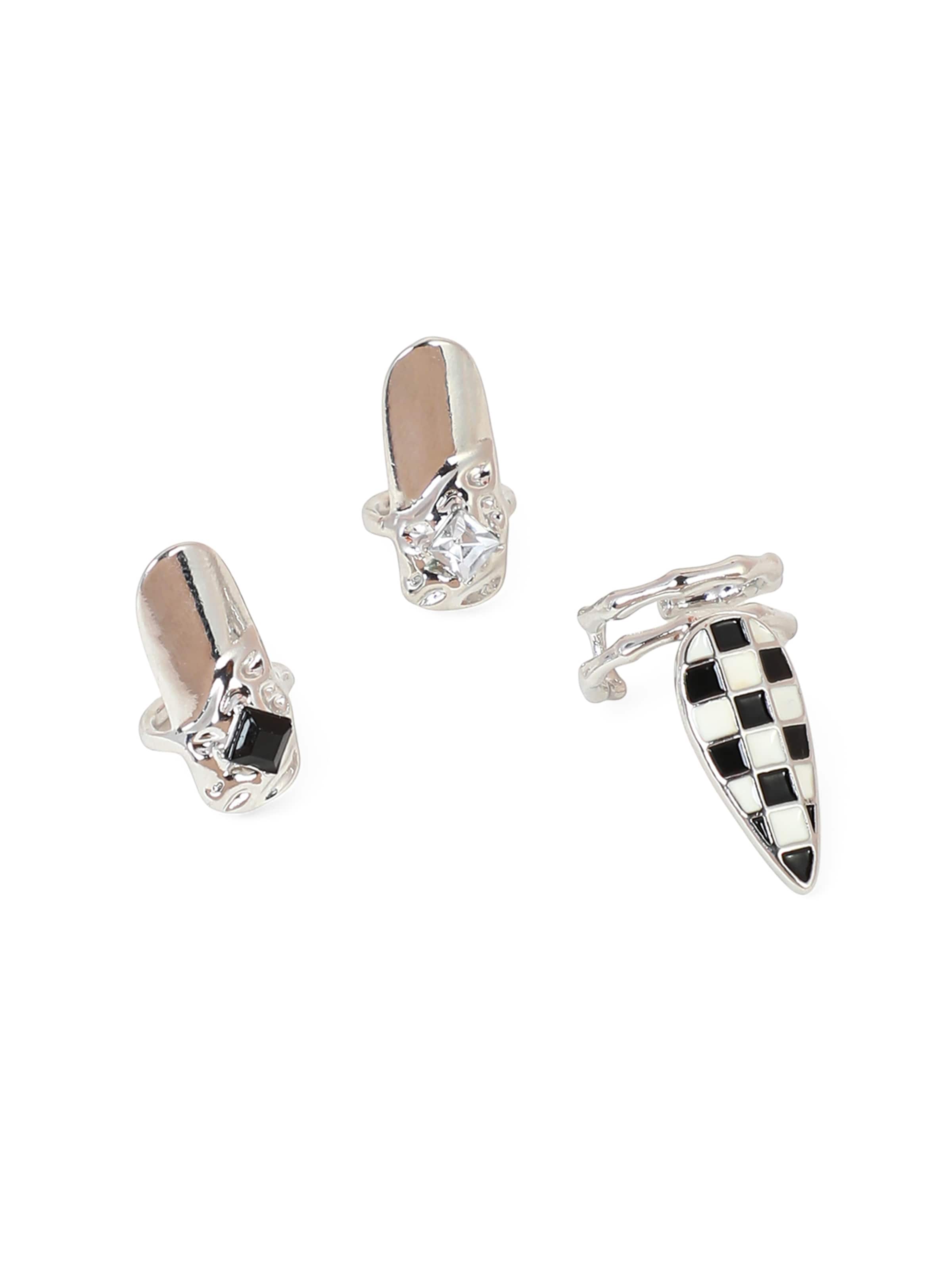 SOHI Parure de bijoux 'Ramya' en argent, Vue avec produit