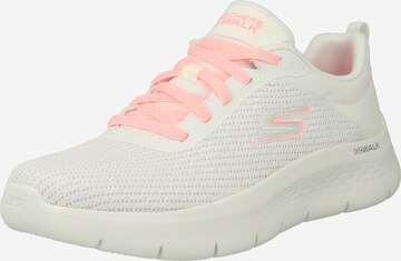 SKECHERS - Zapatos con cordón en blanco: frente