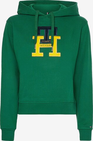 TOMMY HILFIGER Sweatshirt in Groen: voorkant