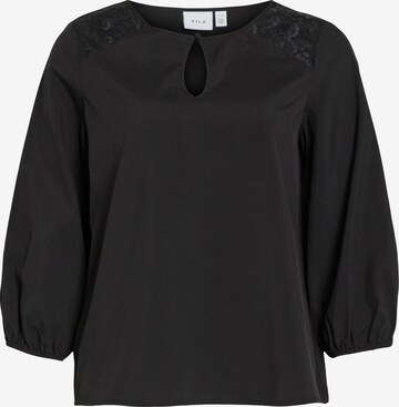 VILA Blouse 'LOUIS' in Zwart: voorkant