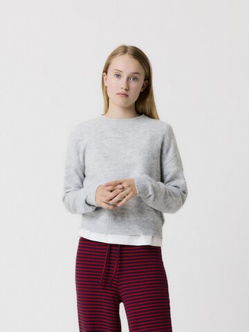 LMTD Pullover 'NLFLodet' in Grau: Vorderseite