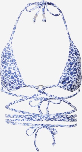 Hunkemöller Bikinitop 'Morocco' in blau / weiß, Produktansicht