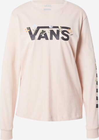 VANS Sweatshirt 'Wyld Tangle Micro Ditsy' in Roze: voorkant