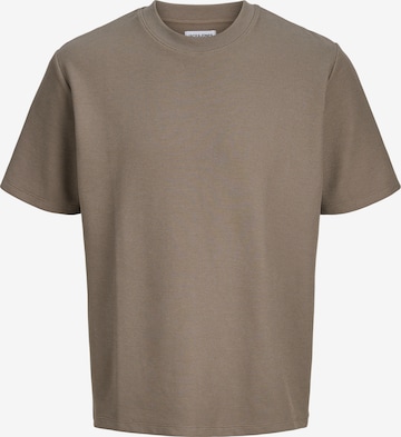 JACK & JONES T-Shirt 'JJEAUSTIN' in Braun: Vorderseite
