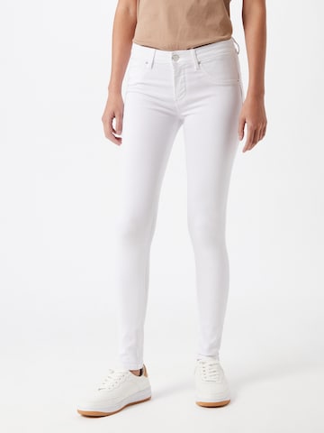 Tally Weijl Skinny Jeans in White: front