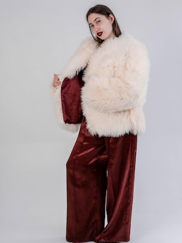 Veste mi-saison ZUBEK en blanc : devant