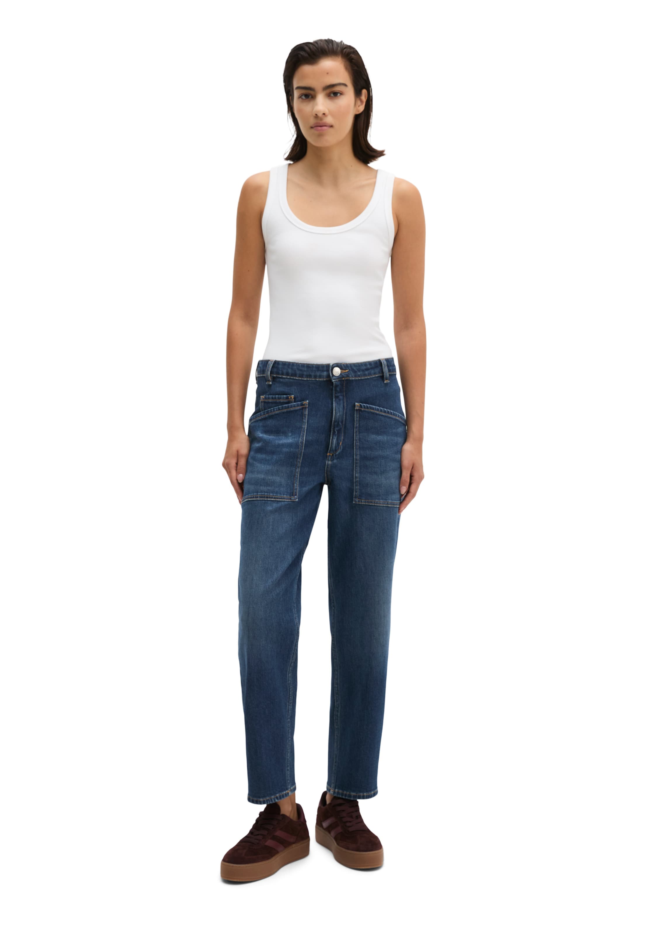 Marc O'Polo Barrel Jeans 'Iva' in Blue