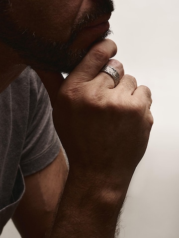 Bague 'THE ROAD' REYTEL en argent