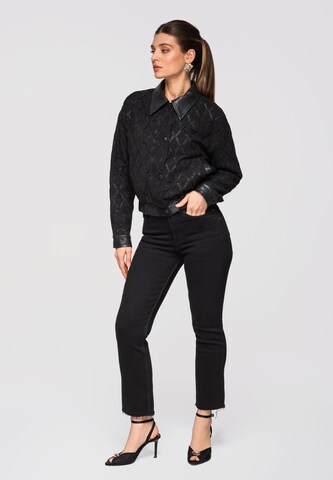 Ombre Tussenjas in Zwart