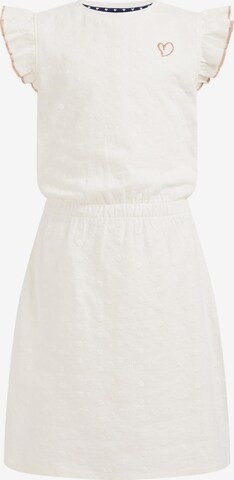 WE Fashion Šaty – bílá: přední strana