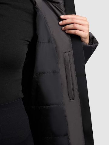 khujo Wintermantel in Schwarz