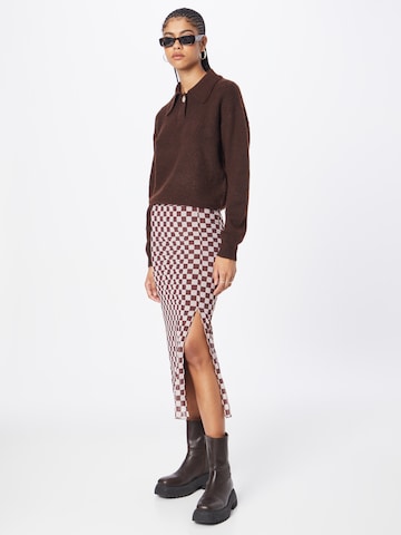 Pull-over 'Noa' PIECES en marron