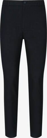 Ron Tomson Tapered Pants in Black: front