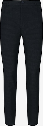 Ron Tomson Tapered Pants in Black: front