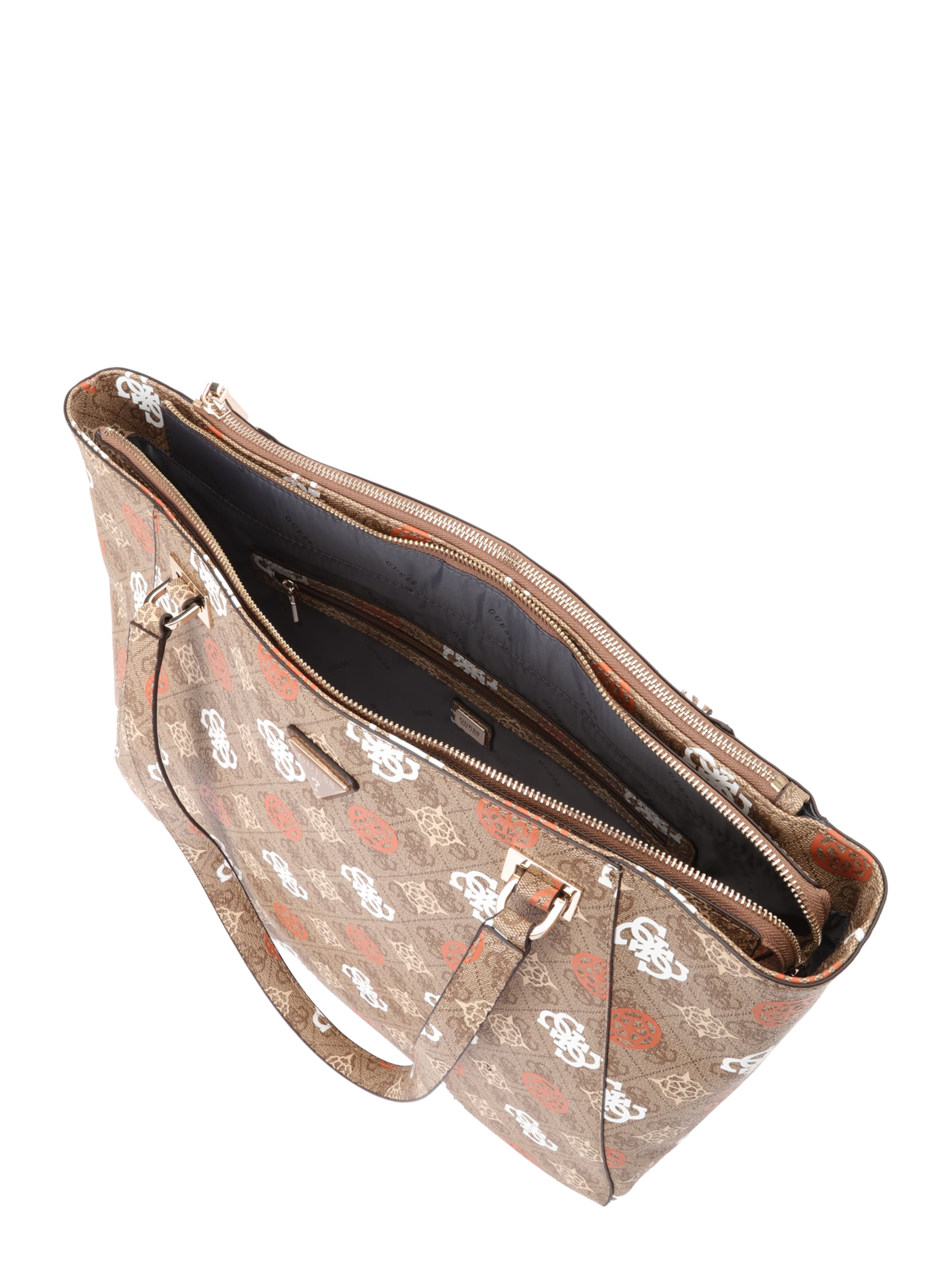 GUESS Nakupovalna torba 'Eliette' | rjava barva