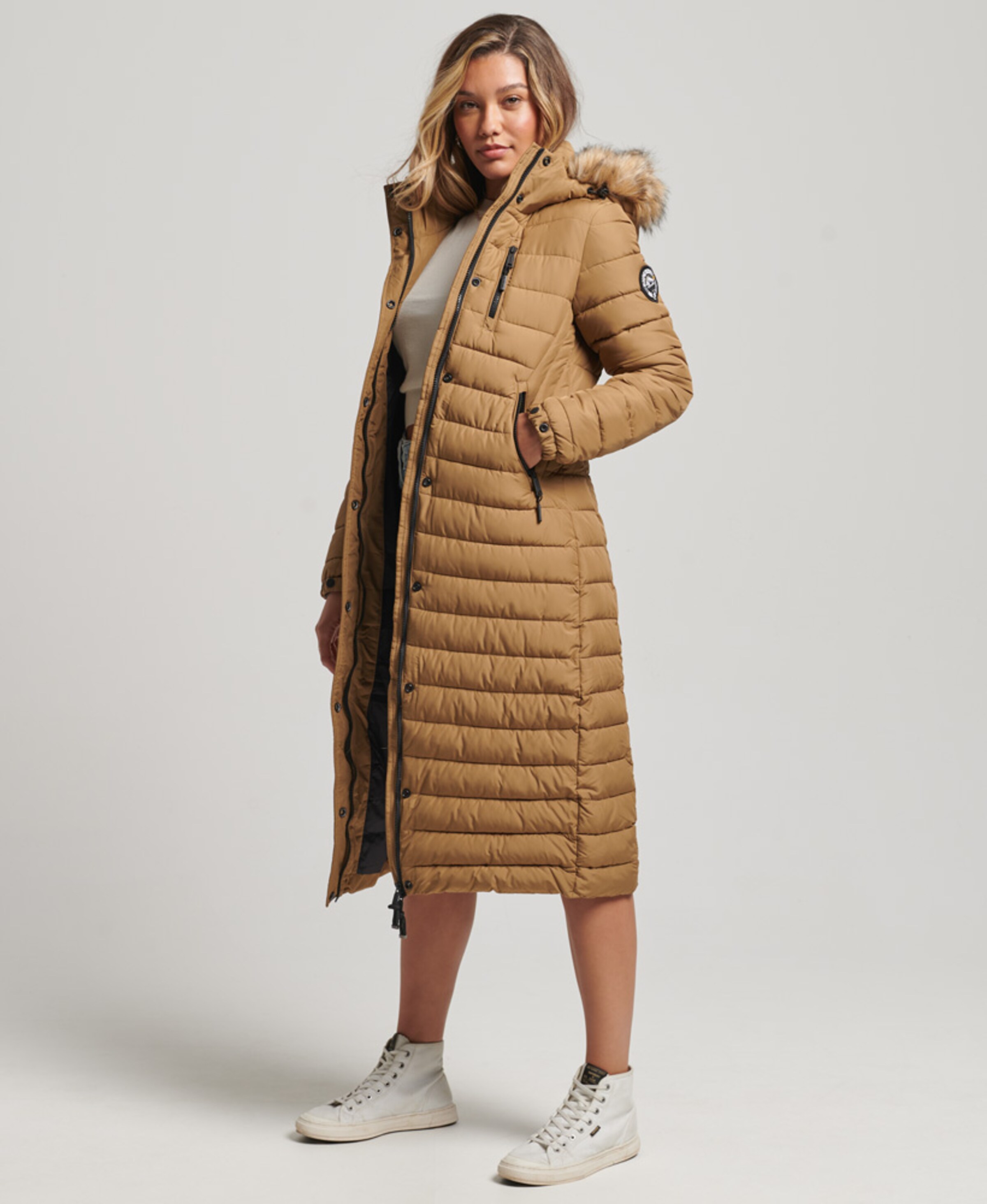 Manteau d hiver Superdry en Camel ABOUT YOU