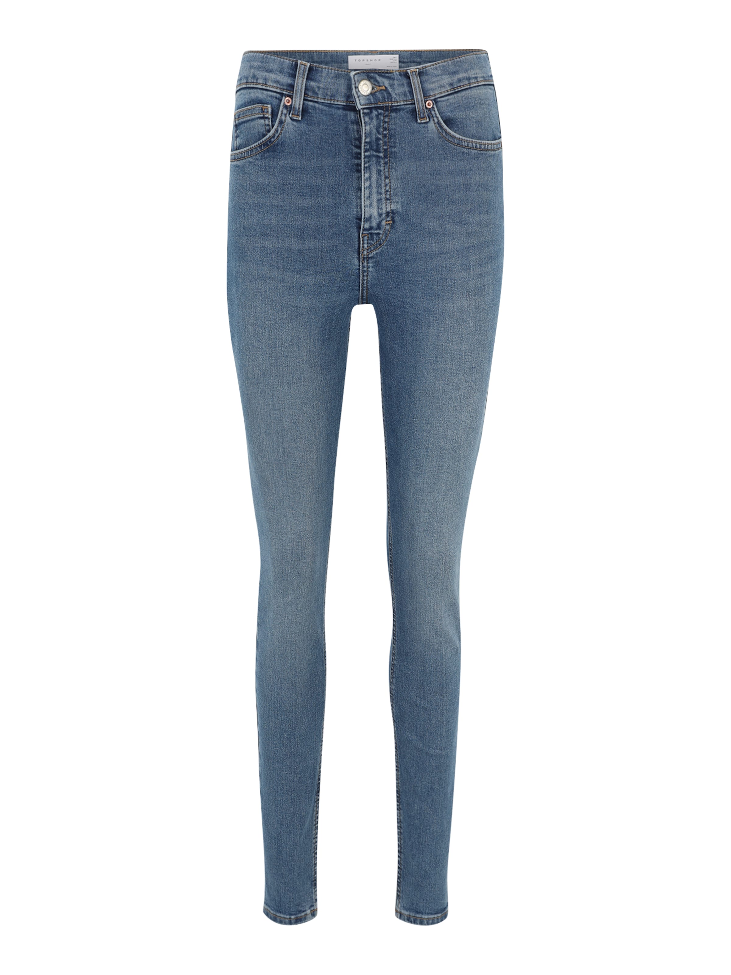 Topshop Tall Skinny Τζιν 'Jamie' σε μπλε: μπροστά