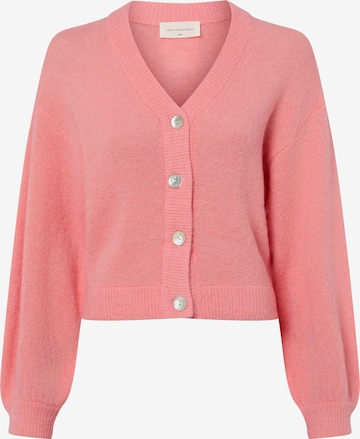 MSCH COPENHAGEN Knit Cardigan in Pink: front