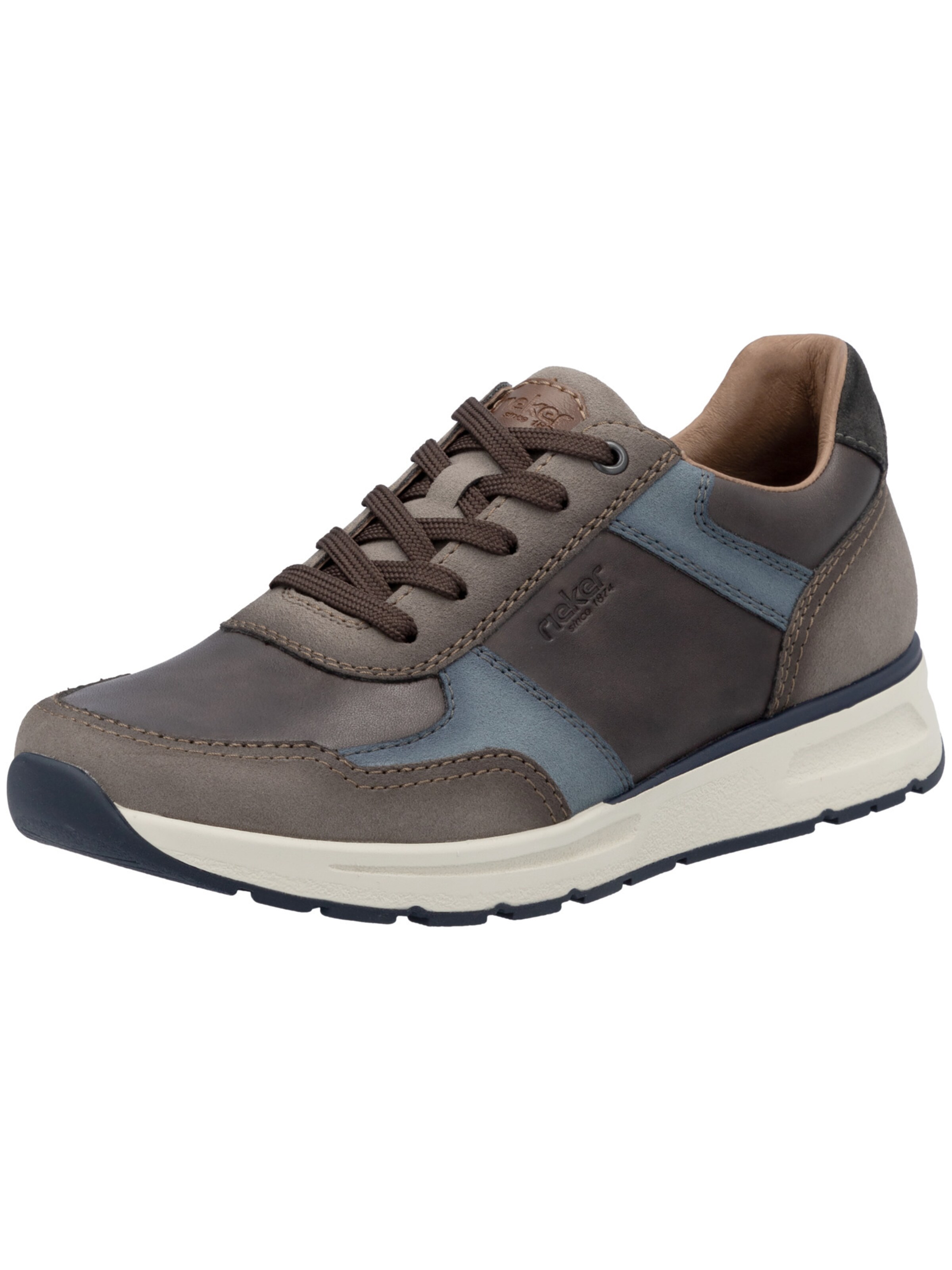 Rieker Platform trainers in Grey: front