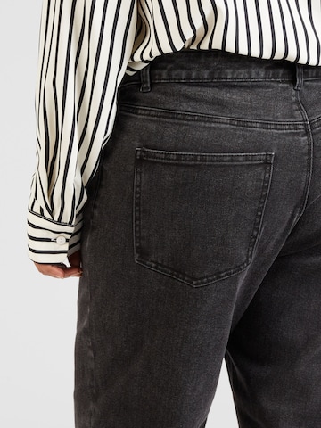 ONLY Carmakoma Loose fit Jeans 'Robbie' in Black