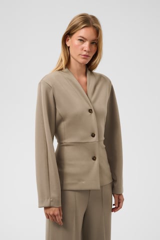 SOAKED IN LUXURY Blazer 'Marigold' i brun: forside