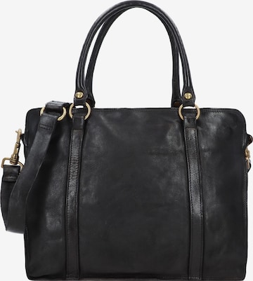 Campomaggi Document Bag in Black: front