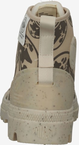 Palladium Schnürstiefelette in Beige