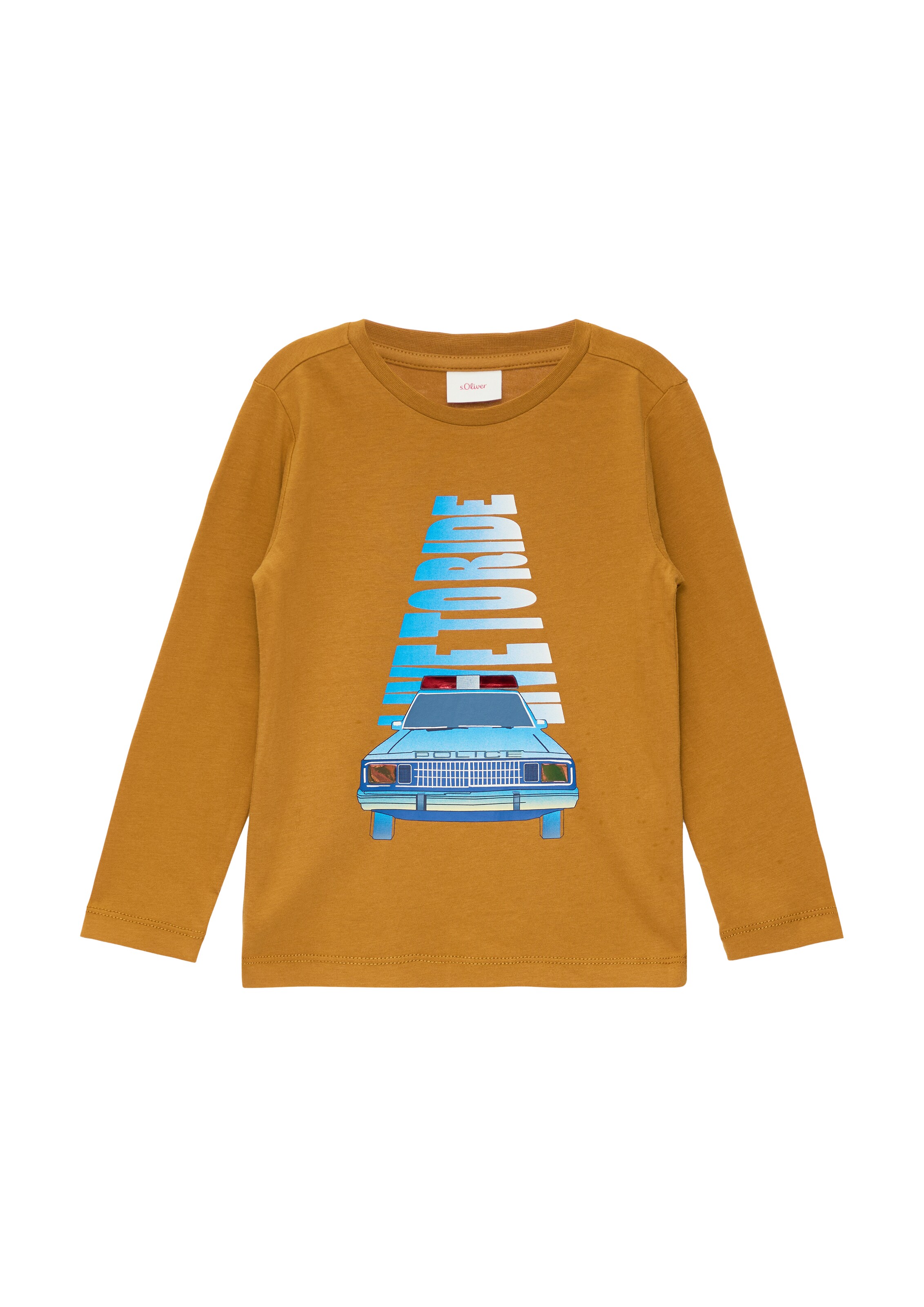 dzeltens s.Oliver T-Krekls: no priekšpuses