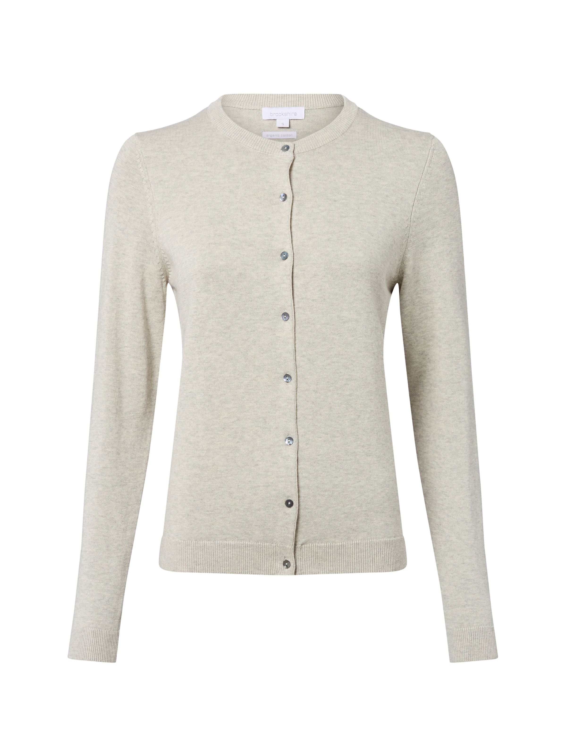 Brookshire Strickjacke in Grau: Vorderseite