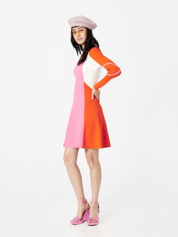 BOSS Orange Pletena obleka 'Firoko' | roza barva