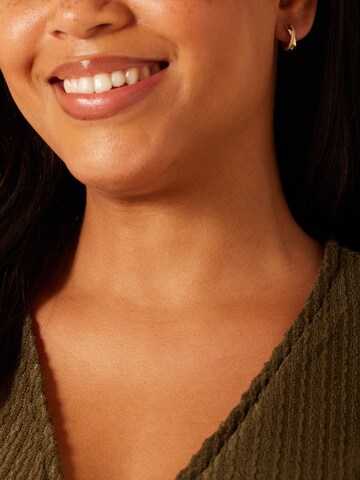 Lucardi Earrings in Gold