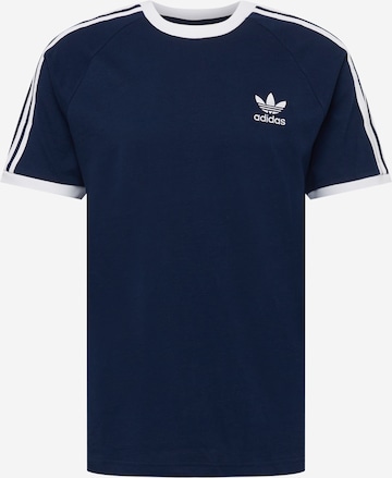 Tricou 'Adicolor Classics 3-Stripes' de la ADIDAS ORIGINALS pe albastru: față