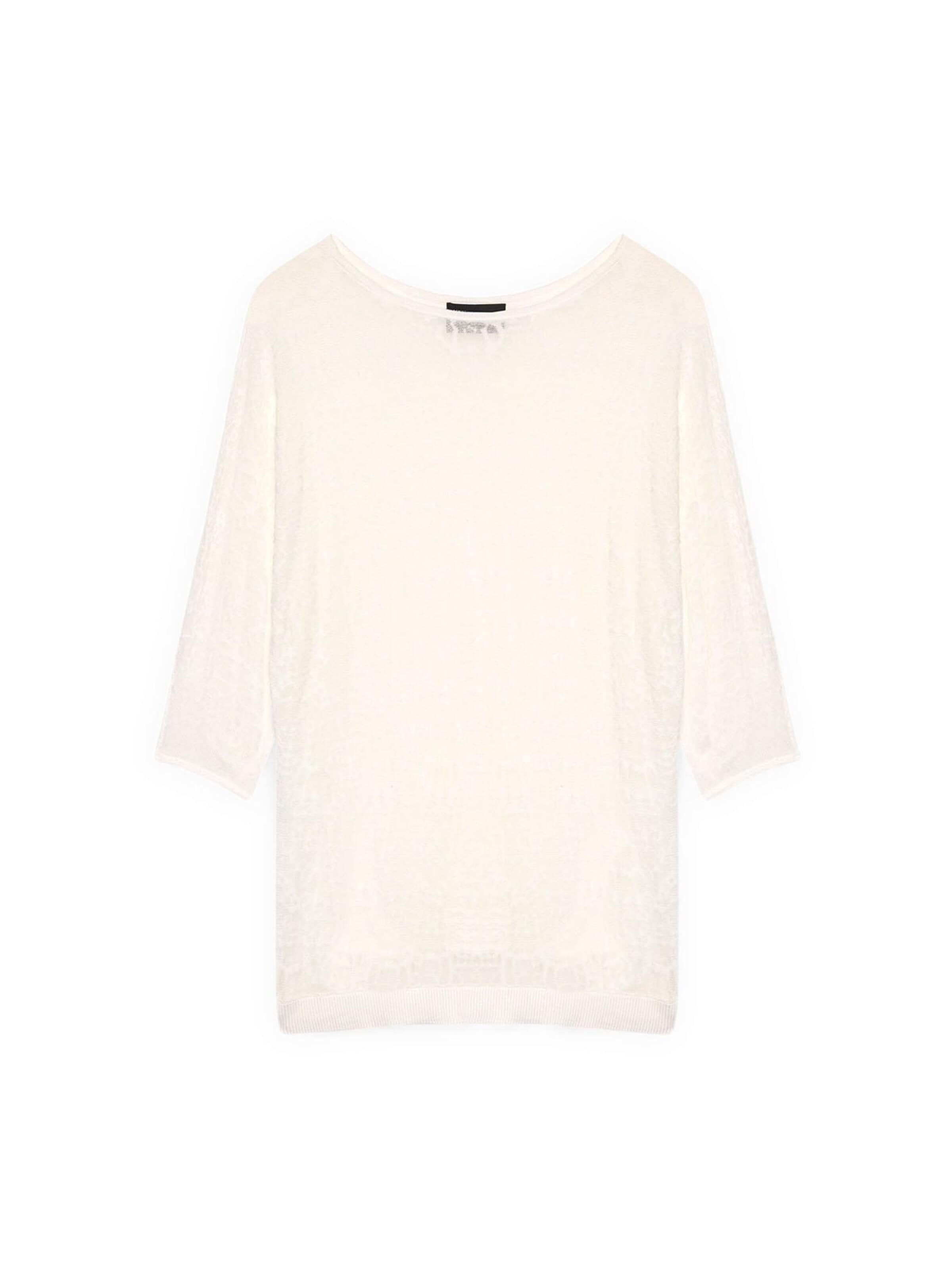 Pull-over Fiorella Rubino en blanc : devant