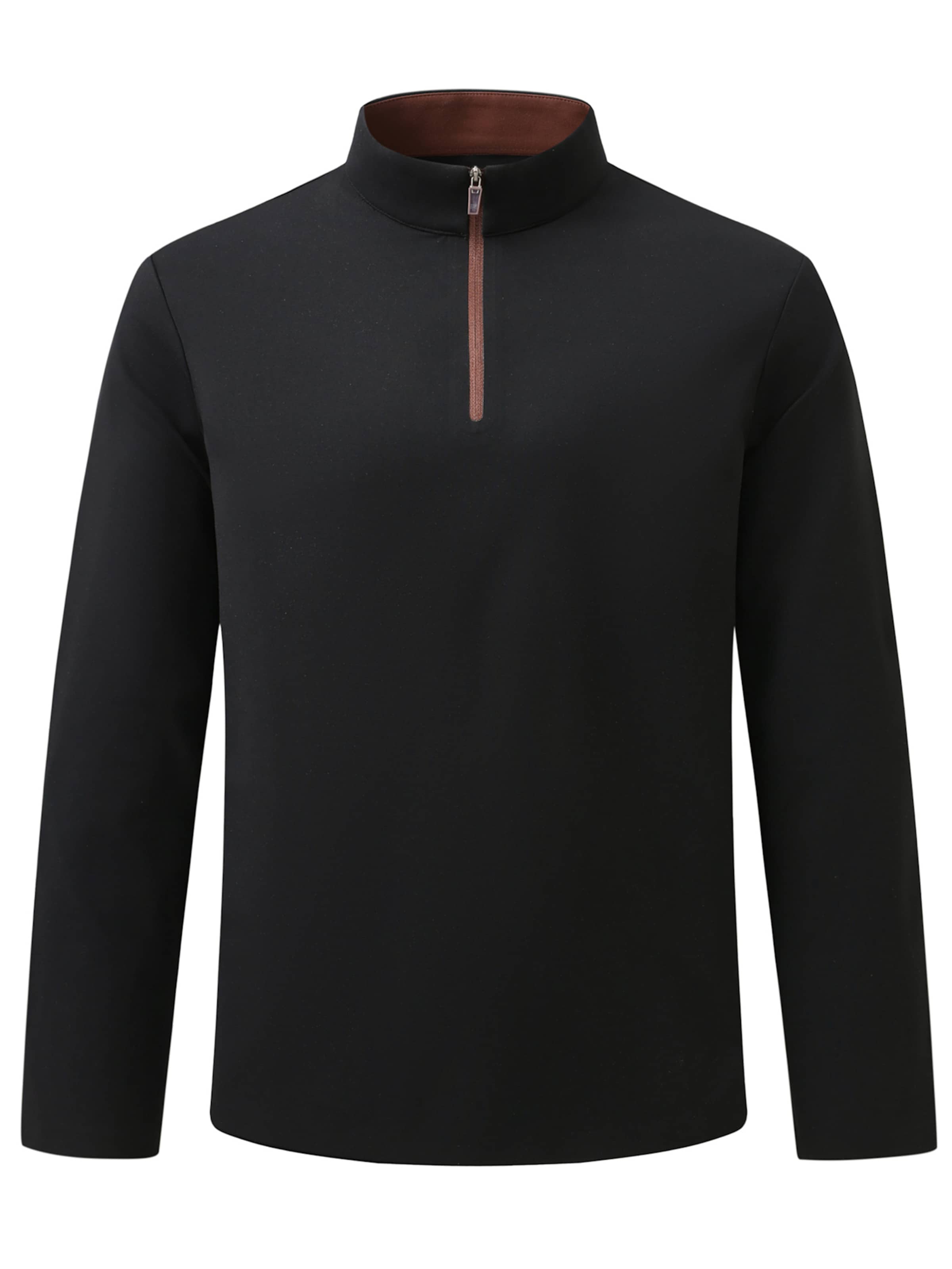 ALLTHEMEN Shirt 'Fluss' in Black: front