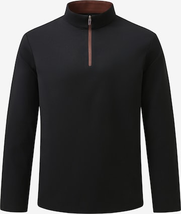 ALLTHEMEN Shirt 'Fluss' in Black: front