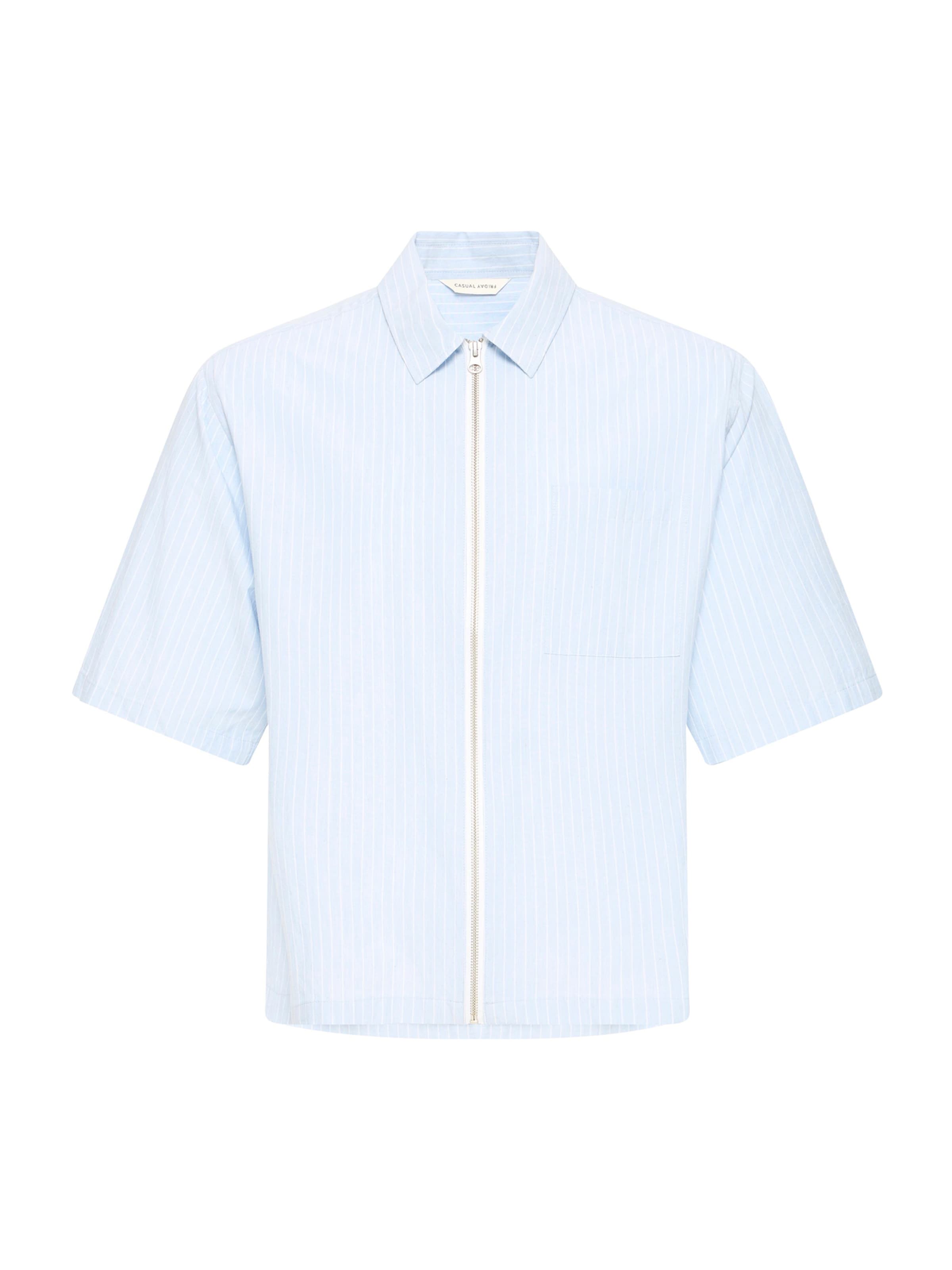 Casual Friday Comfort Fit Skjorta 'CFWeslin' i blå: framsida