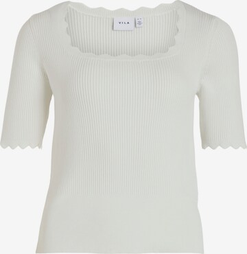 VILA Sweater 'Lana' in White: front