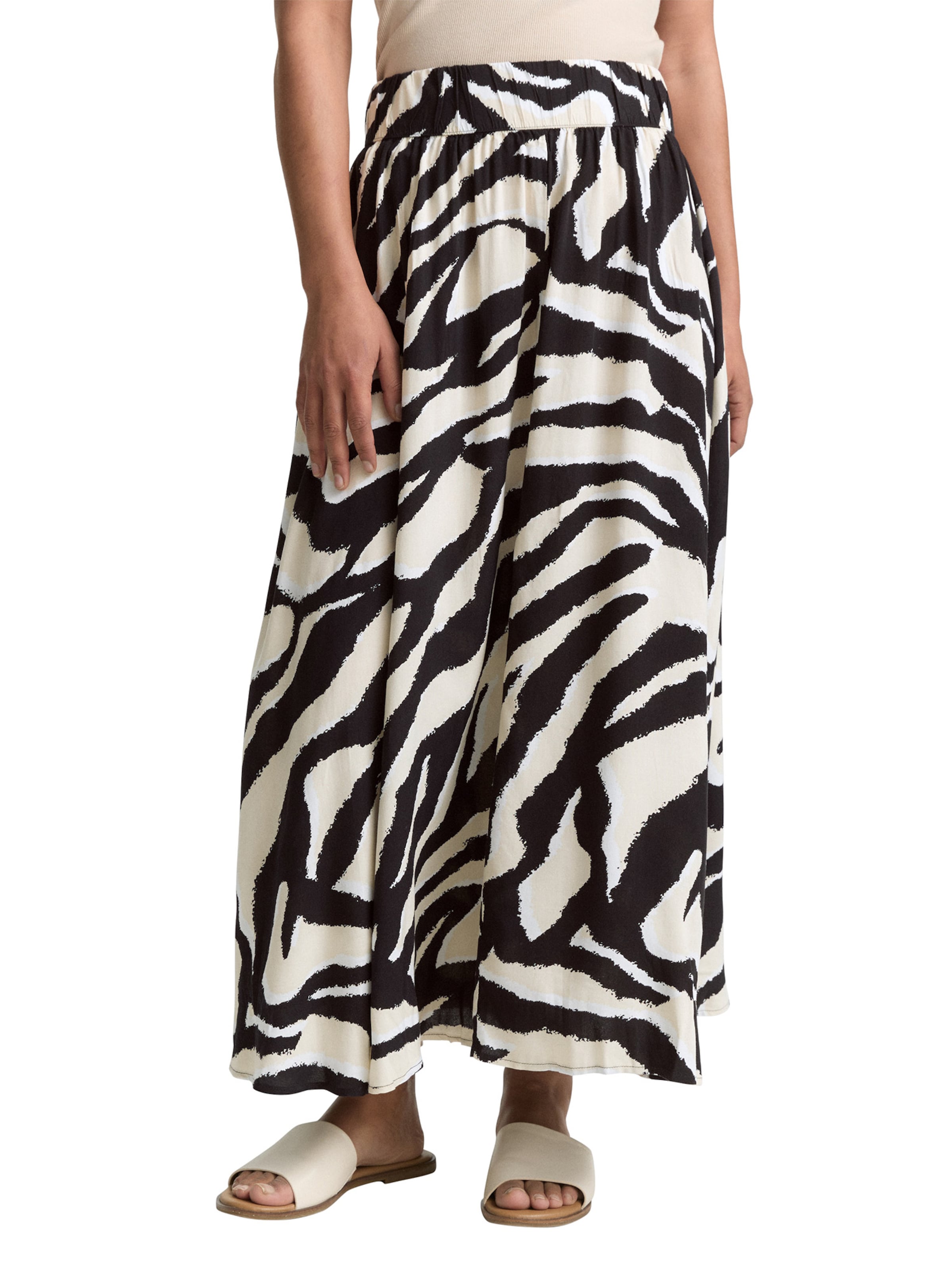 TOM TAILOR Kjol i beige: framsida