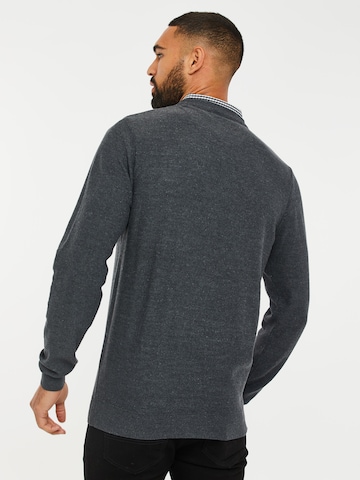 Threadbare Pullover 'Andy' in Grau