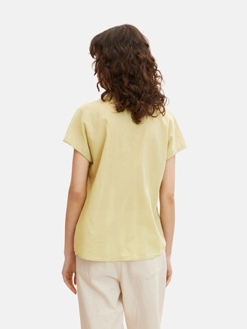 TOM TAILOR Blouse in Yellow