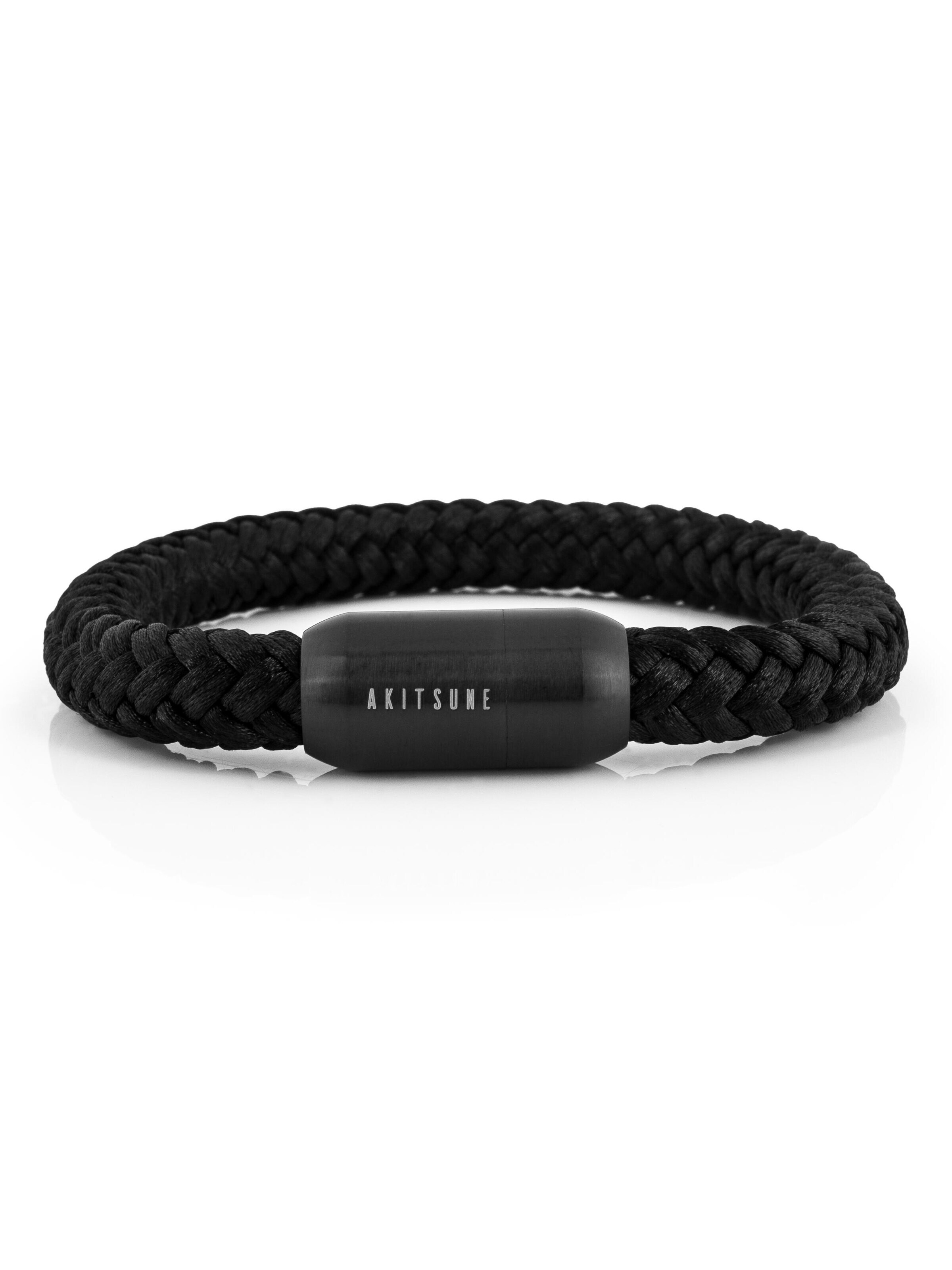 Akitsune Armband 'Portus'‌‌‌‌‌‌ in Schwarz