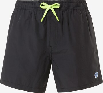 North Sails Badeshorts in Schwarz: predná strana