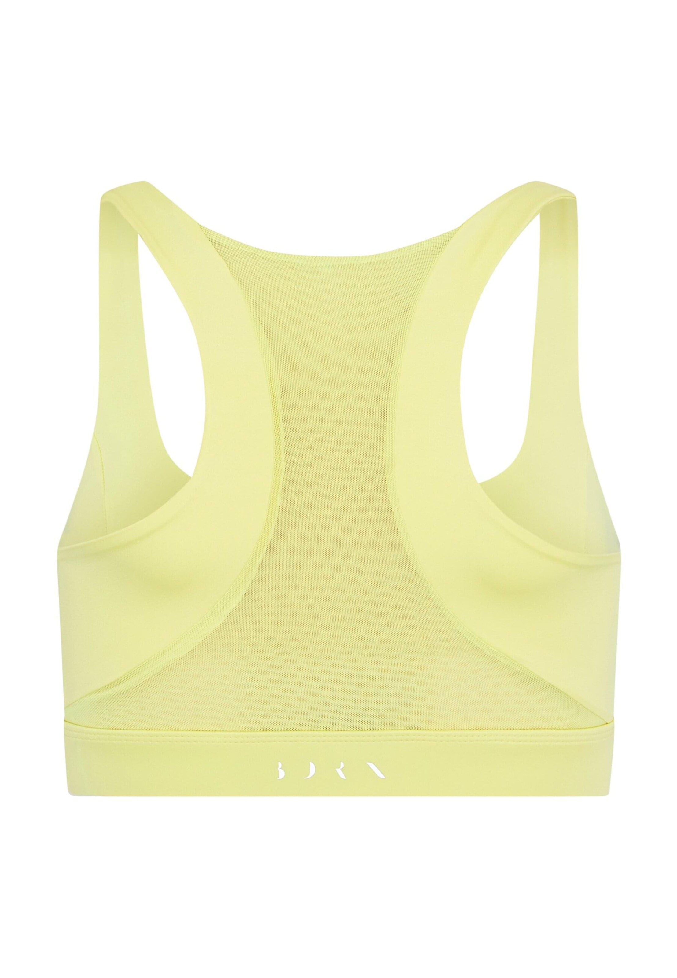 Born Living Yoga Bralette Sports bra 'Padma' in Yellow