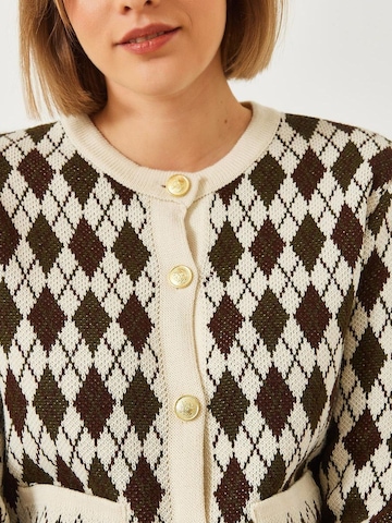 Bianco Lucci Knit cardigan in Black