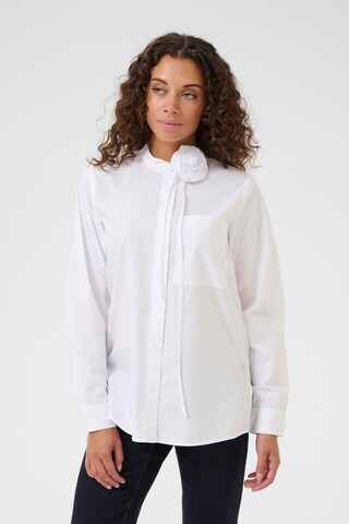 CULTURE Bluse 'Jude' in Weiß: Vorderseite