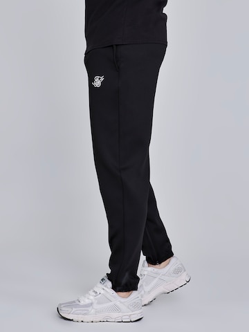 Regular Pantalon 'Essentials Poly' SikSilk en noir