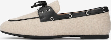 Chaussure à lacets Kazar en beige : devant