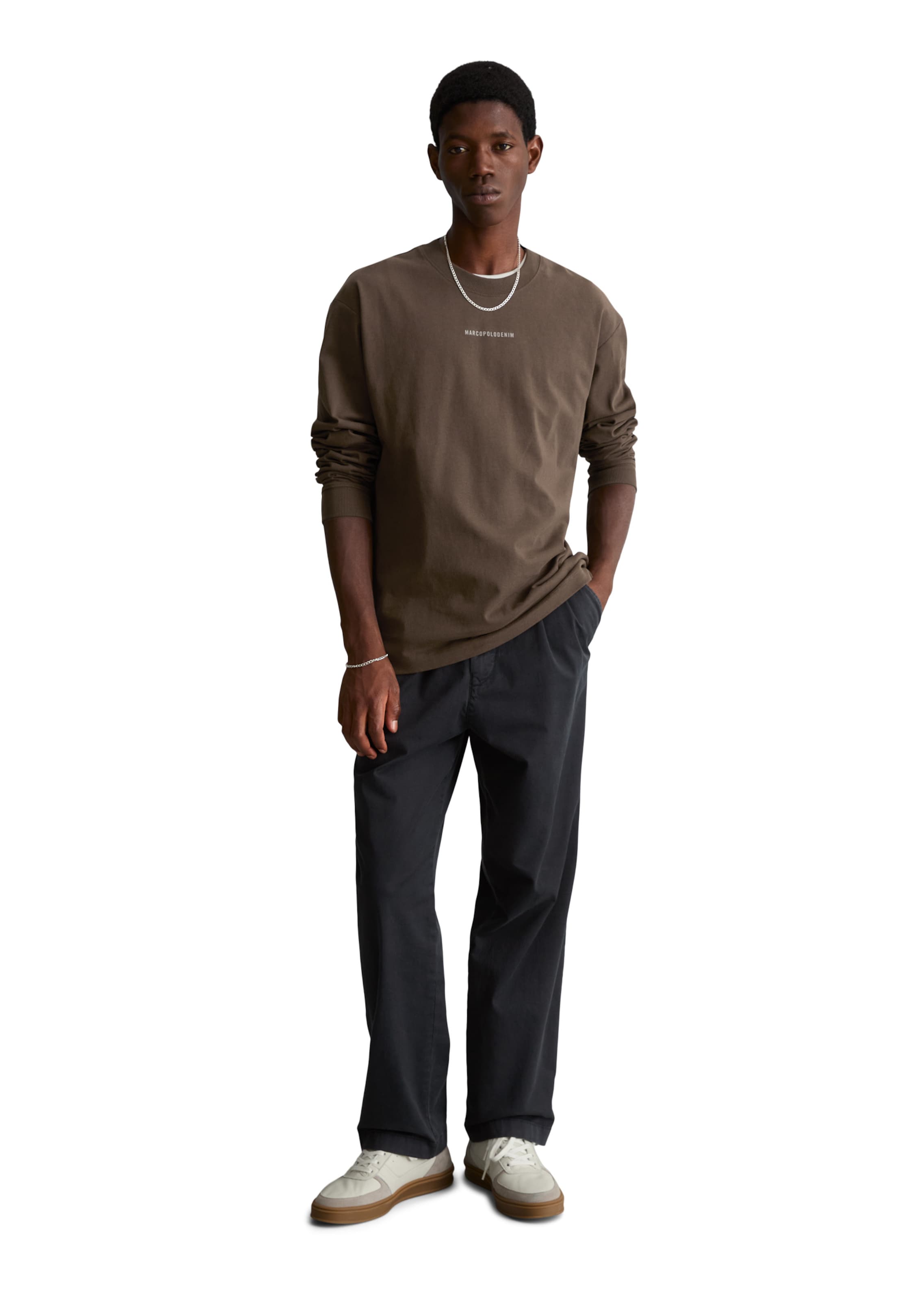 T-Shirt Marc O'Polo DENIM en marron