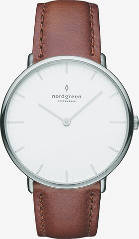 Nordgreen Analog Watch in Brown: front